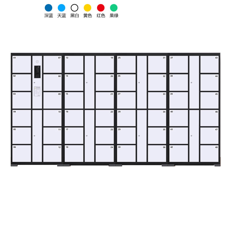 48門電子存包柜（人臉識別+編碼型）